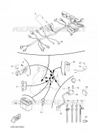 PARTIE ELECTRIQUE 2 pour Yamaha AEROX 50 ROSSI de 2006