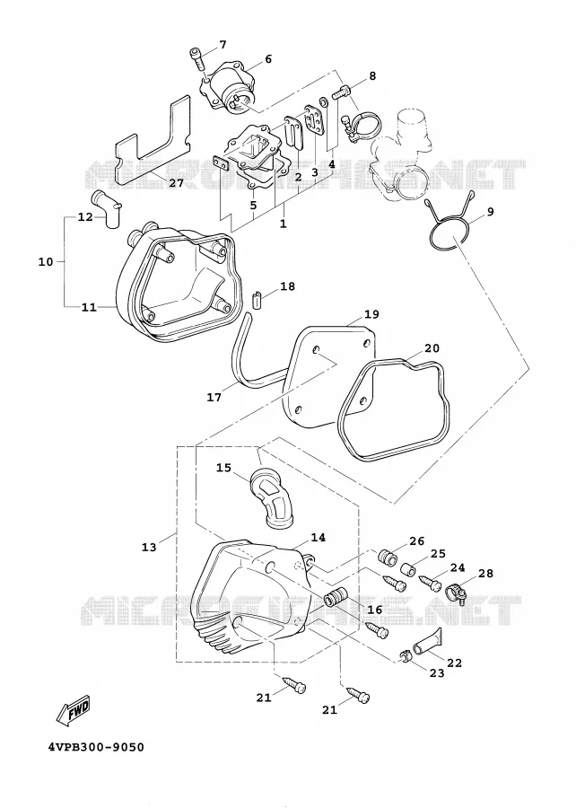 ADMISSION Yamaha SCOOTER 100 2001 BOOSTER  YW100E