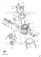 CYLINDRE pour Yamaha YZ125S de 1986