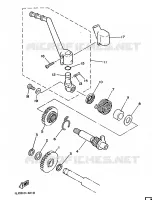 DEMARREUR pour Yamaha YZ125S de 1986