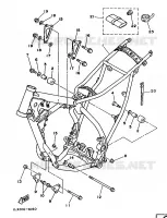 CADRE pour Yamaha YZ125S de 1986