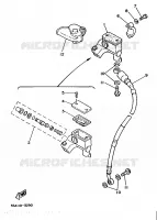 MAITRE CYLINDRE AVANT pour Yamaha YZ125S de 1986