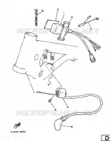 PARTIE ELECTRIQUE 1 pour Yamaha YZ125S de 1986