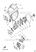 ADMISSION pour Yamaha YZ125S de 1986