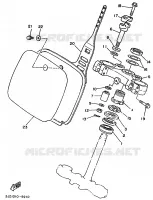 DIRECTION pour Yamaha YZ125 de 1989