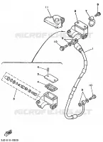 MAITRE CYLINDRE AVANT pour Yamaha YZ125 de 1989