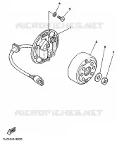 ALLUMAGE pour Yamaha YZ125 de 1989