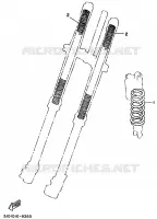ALTERNATIVE PARTIE CYCLE 1 pour Yamaha YZ125 de 1989