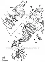 ADMISSION pour Yamaha YZ125 de 1989