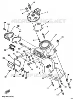 CULASSE pour Yamaha YZ125 de 1995