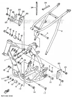 CADRE pour Yamaha YZ125 de 1995