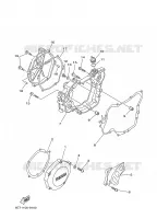 CARTER   MOTEUR 1 pour Yamaha YZ125 de 2000