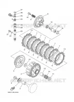EMBRAYAGE DE DEMARREUR pour Yamaha YZ125 de 2000
