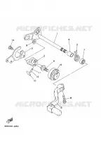 AXE DE SELECTEUR / PEDALE pour Yamaha YZ125 de 2000