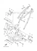 CADRE pour Yamaha YZ125 de 2000