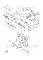 BRAS ARRIERE pour Yamaha YZ125 de 2000