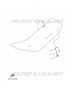 SELLE pour Yamaha YZ125 de 2000
