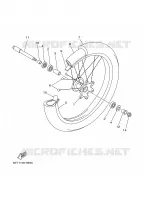 ROUE AVANT pour Yamaha YZ125 de 2000