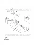 VILEBREQUIN / PISTON pour Yamaha YZ125 de 2000