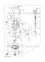 CARBURATEUR pour Yamaha YZ125 de 2000