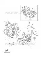 CARTER MOTEUR pour Yamaha YZ125 de 2000