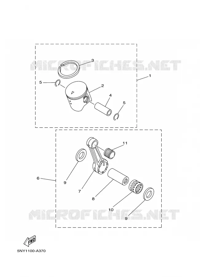 PIÈCES OPTIONNELLES 1 Yamaha MOTO 125 2002 YZ  YZ125