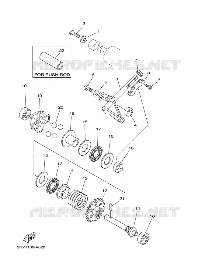 VALVE D'ECHAPPEMENT Yamaha MOTO 125 2004 YZ  YZ125