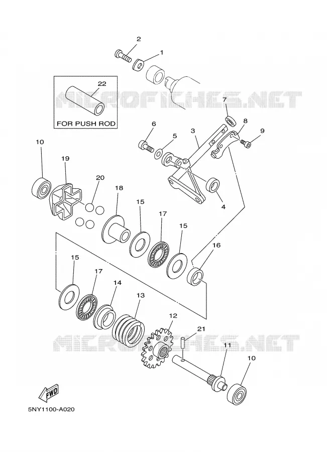 VALVE D'ECHAPPEMENT Yamaha MOTO 125 2006 YZ  YZ125