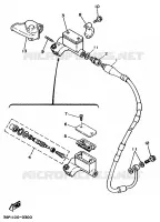 MAITRE CYLINDRE AVANT pour Yamaha YZ125B de 1991