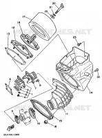 ADMISSION pour Yamaha YZ125B de 1991