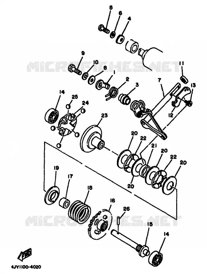 VALVE D'ECHAPPEMENT Yamaha MOTO 125 1994 YZ  YZ125F