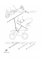 PARTIE ELECTRIQUE 1 pour Yamaha YZ125J de 1997