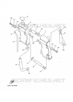 RADIATEUR / DURITES pour Yamaha YZ125J de 1997