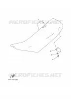 SELLE pour Yamaha YZ125J de 1997