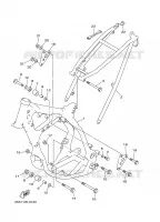 CADRE pour Yamaha YZ125J de 1997