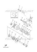 VALVE D'ECHAPPEMENT pour Yamaha YZ125J de 1997