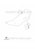 SELLE pour Yamaha YZ125J de 1997