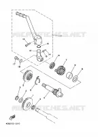 DEMARREUR pour Yamaha YZ125J de 1997