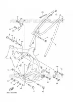 CADRE pour Yamaha YZ125J de 1997