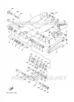 BRAS ARRIERE pour Yamaha YZ125J de 1997