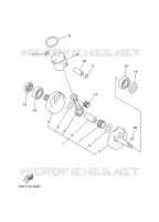 VILEBREQUIN / PISTON pour Yamaha YZ125J de 1997