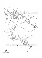 POMPE A EAU pour Yamaha YZ125J de 1997