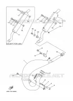 ECHAPPEMENT pour Yamaha YZ125J de 1997