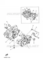 CARTER MOTEUR pour Yamaha YZ125J de 1997