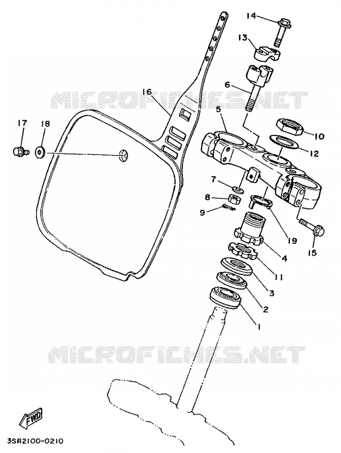 DIRECTION Yamaha MOTO 125 1990 YZ  YZ125LC