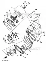 ADMISSION pour Yamaha YZ125LC de 1992