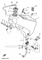 RESERVOIR A ESSENCE pour Yamaha YZ125LC de 1992