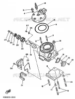 CULASSE pour Yamaha YZ125LC de 1993