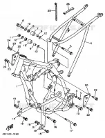 CADRE pour Yamaha YZ125LC de 1993