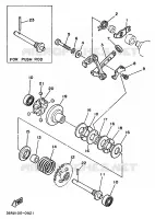 VALVE D'ECHAPPEMENT pour Yamaha YZ125LC de 1993